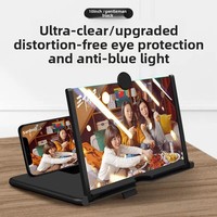3D HD Plastic Phone Screen Magnifier & Amplifier with Extendable Stand 10 Inches