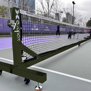 Arronax xách tay pickleball <span class=keywords><strong>net</strong></span> với bánh xe quy định Kích thước 22 ft Tòa Án mạ kẽm Ống pickleball <span class=keywords><strong>Net</strong></span> hệ thống - Product Image 2