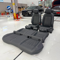 Ensemble de sièges avant améliorés pour VW Golf Jetta Lavida, conducteur et passager, en cuir perforé