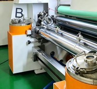 Laminateur sans solvant électrique à commande à distance, automatique, haute vitesse, pour film d'emballage plastique/bois pour produits alimentaires chauds