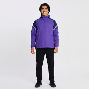 <b>Men</b> Double Layer Sport <b>Jacket</b> Outdoor Waterproof Windbreaker <b>Jacket</b> 100% Nylon Hooded <b>Jacket</b> - Product Image 1