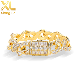 European American Hip Hop Cross-border 15mm Chain Men's Necklace Accessories Advanced Sense Light Luxury Zircon - Product Image 1