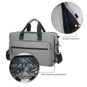 Fabricant de sacoches pour ordinateur portable en polyester de grande capacité personnalisées pour les voyages d'affaires avec compartiment rembourré de protection - Product Image 4