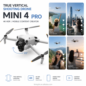 โดรนถ่ายภาพแนวตั้ง Mini 4 Pro แท้ 4K HDR น้ำหนักน้อยกว่า 249 กรัม สำหรับคอนเทนต์มือถือ นักสร้างเนื้อหาการเดินทาง ชุดโซเชียลมีเดีย ขายส่ง - Product Image 1