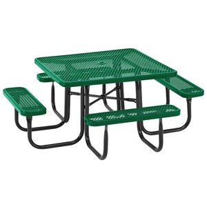 Quadro espanso <span class=keywords><strong>esterno</strong></span> in acciaio 4 panca <span class=keywords><strong>tavolo</strong></span> <span class=keywords><strong>da</strong></span> giardino campeggio <span class=keywords><strong>tavolo</strong></span> <span class=keywords><strong>da</strong></span> pranzo scacchi termoplastico <span class=keywords><strong>tavolo</strong></span> <span class=keywords><strong>da</strong></span> picnic con foro ombrello - Product Image 4
