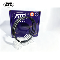 Segment de piston ATC 4D32 pour moteur Mitsubishi 4 cylindres. Diamètre du cylindre : 104 mm. Bague d'étanchéité ME997318 ME997240 ME018277 ME993488