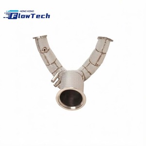 Tubo de Escape de Acero Inoxidable para Porsche Cayenne Q7 Q8 3.0T V6, Tubo de Escape Turbo de Alto Flujo - Product Image 2