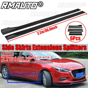 6 Piezas de Extensiones Universales para Faldones Laterales de 2m/2.2m, Alerones Divisores para BMW, Benz, Honda, Audi, VW - Product Image 2