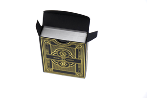 Cartes à jouer avec vernis mat or imprimé blanc 300g de divertissement de haute qualité design personnalisé personnalisé en gros - Product Image 4