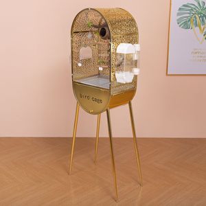 Большая Золотая клетка для птиц - Product Image 2