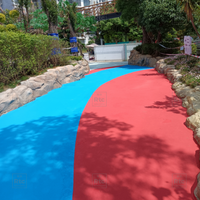 Revêtement Offre Spéciale sol époxy résistant aux chocs en résine époxy peinture teintée pour revêtement de sol en béton perméable à l'eau pour revêtement de route