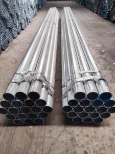 צינור פלדה מגולוון עובי 1.2-20 מ\\\"מ, צינור פלדה עגול מרותך מגולוון/צינור לחממה - Product Image 4