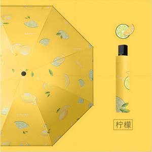 Wholesale Fruit Pattern Folding <b>Children's</b> <b>Child</b> Kid Student Durable Manual Female Anti-Ultraviolet Rain Umbrella - Product Image 1