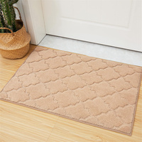 Tapis d'entrée antidérapants anti-salissures pour intérieur, lavables, absorbants et résistants aux taches, pour chaussures et pattes boueuses et mouillées