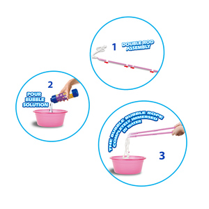 Varita de Burbujas Gigante con Cuerda para Niños, para Hacer Burbujas Grandes con Agua y Jabón Superespumante - Product Image 3
