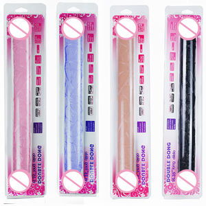 Großhandel Frauen Sexspielzeug Double Ended Crystal Dildo Farbig Riesige Realistische Anal Dildo für Frauen Sexspielzeug <span class=keywords><strong>Adult</strong></span> Produkte - Product Image 6