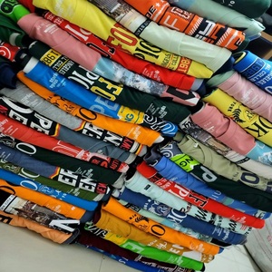 Venta Directa <span class=keywords><strong>de</strong></span> Fábrica, Camisetas <span class=keywords><strong>de</strong></span> Manga Corta <span class=keywords><strong>de</strong></span> Algodón con Diseños Variados, Talla XS, Estampadas, <span class=keywords><strong>Ropa</strong></span> <span class=keywords><strong>de</strong></span> Inventario para <span class=keywords><strong>Hombre</strong></span> y Mujer - Product Image 1