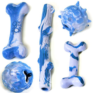 499 adedi özelleştirilebilir renkler Pet çiğnemek oyuncaklar pet malzemeleri üretici pet ürünleri kauçuk çiğnemek oyuncak köpek gıda dağıtıcı tedavi topu - Product Image 3