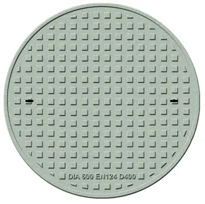 Factory Supplier Wholesales En124 round and square FRP/GRP composite automatic manhole cover