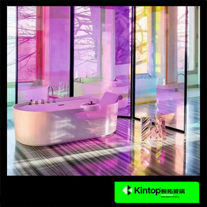 Vidrio Whale Glass Personalizado, Vidrio Laminado Degradado, Color Iridiscente para Decoración - Product Image 4