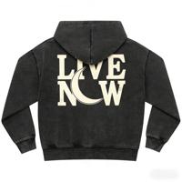Hoodies Streetwear Direct Usine OEM/ODM Effet Délavé Vintage avec Logo Skate et Chaînes