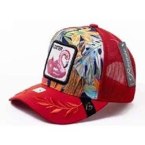 Gorra Trucker Clover de Malla Ajustable Unisex, Moda Primavera Verano, Casual, con Panel Frontal Bordado, Gorra de 6 Paneles - Product Image 1