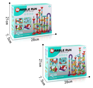 Juego de juguetes DIY de canicas de 142 piezas, paquete de bloques de construcción educativos para niños, hecho de plástico - Product Image 6