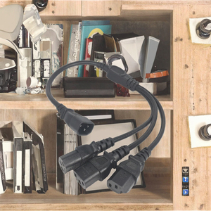 Câble d'alimentation et rallonge en PVC de fabrication chinoise pour appareils électroménagers, type de fil SJTW, extrémité C7, extrémité femelle IEC - Product Image 3