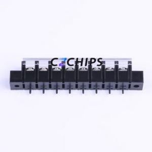 KF48SM-9.5-8P Barrier Terminal Block Through hole Component (THT),P=9.5mm Connector With Cover Plate 9.5mm 1x8P Straight Pin - Product Image 2