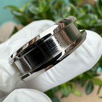 Großhandel 8mm Edelstahl Mode Ring Rohlinge Core Blank Inlay Eheringe für Frauen und Männer für Geschenk und Party