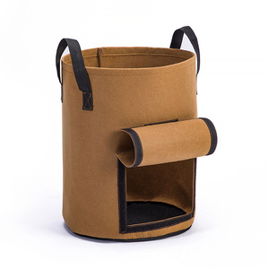 Bolsas de cultivo de fieltro CON ASAS Para plantas Y macetas, accesorio practico Para El cuidado Del Jardin - Product Image 5