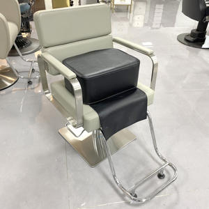 Toptan çocuk hakiki deri <span class=keywords><strong>Salon</strong></span> yükseltici koltuk saç kesim yastık Styling sandalye berber dükkanı Modern tasarım güzellik - Product Image 2