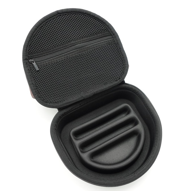 Customized Portable EVA Hard Shell Earphone Case Waterproof Leather Cover for Headphones