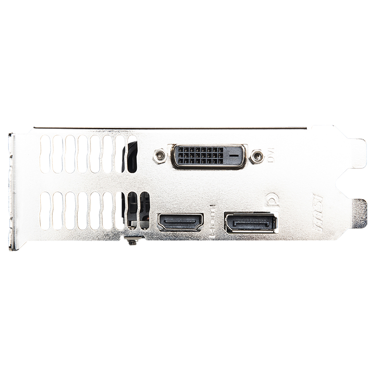 MSI GeForce GTX 1650 4GT LP OCV1 ロープロファイル グラフィック