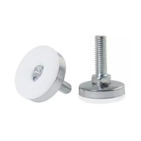 Support de machine antidérapant M6/M8/M10/M12 Pieds de mise à niveau Pieds de meubles en métal Pieds à vis fixes et réglables