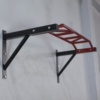 Aparejo de entrenamiento cruzado para gimnasio en casa, barra de dominadas con empuñaduras múltiples montadas en la pared
