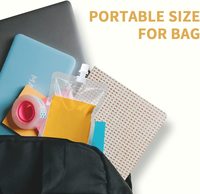 Offre Spéciale clair stockage en plastique Doypack pliable Portable 4L 5 litres contenants à boire emballage bec pochette sac à eau