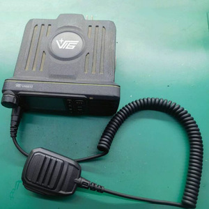 Microphone portable Vtg Vh6810 avec câble spiralé pour communication radio automobile - Product Image 1