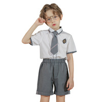 Usine Style Britannique Enfants Uniforme Ensemble Maternelle Uniforme Scolaire Chœur Tenue D'été Graduation Photo Tenue pour Enfants