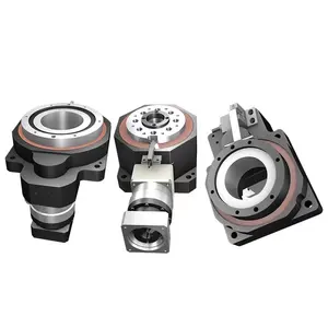 Any angle positioning precision planetary drive gearbox hollow rotary platform