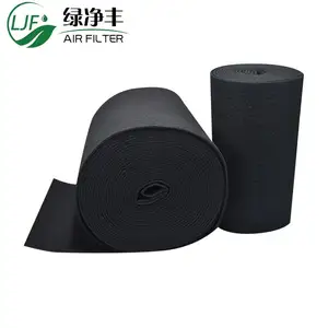 Hot Selling synthetic fiber cotton non-woven fabric foam activated carbon filter electrostatic filter cotton
