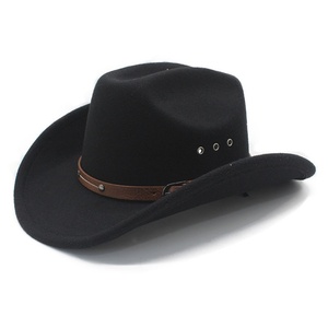 Sombrero de Vaquero Informal de Moda Unisex para Exteriores, Estilo Fedora de Jazz, de Fieltro, de Una Sola Pieza, en Oferta - Product Image 4