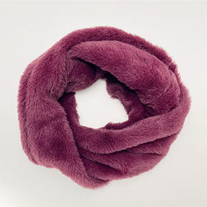 Allch Accessoires de mode pour femmes Pure Color Plain Warm <span class=keywords><strong>Snood</strong></span> Luxury Winter Fake Fur Neck Warmer <span class=keywords><strong>Snood</strong></span> Face Mask - Product Image 4