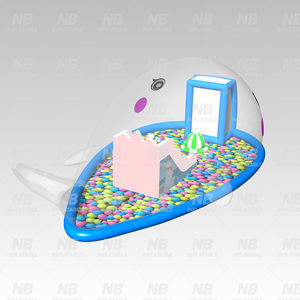 Casa Inflable Personalizada, Parque Infantil de PVC con Certificación CE, Garantía de 3 Años, Tobogán para Niños en Oferta, Parque Inflable - Product Image 3