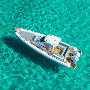 <span class=keywords><strong>Bateau</strong></span> <span class=keywords><strong>semi</strong></span>-<span class=keywords><strong>rigide</strong></span> gonflable <span class=keywords><strong>de</strong></span> sport <span class=keywords><strong>de</strong></span> <span class=keywords><strong>luxe</strong></span> <span class=keywords><strong>de</strong></span> 9,6 m (32 pieds) à grande vitesse, certifié CE, en fibre <span class=keywords><strong>de</strong></span> verre et Hypalon - Product Image 5