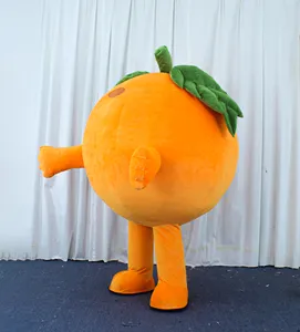 वयस्क के लिए inflatable नारंगी कॉस्टयूम फल शुभंकर कॉस्टयूम cosplay