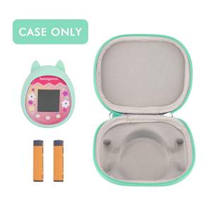 Étui de rangement portable 2 en 1 en EVA vert pour <span class=keywords><strong>Tamagotchi</strong></span> <span class=keywords><strong>Pix</strong></span> Animal de compagnie virtuel Mini étui de voyage rigide - Étui uniquement - Product Image 5