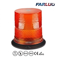 Neue 48V IP65 Wasserdichte 48W Bernsteinfarbene LED-Blitzleuchte für Bergbaubereiche Hochleistungs-Aluminium-Warnleuchte