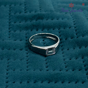 Bague en platine PT950 de qualité supérieure avec diamant cultivé en laboratoire, unisexe, élégante, pour fiançailles, anniversaire, bijoux fins - Product Image 1