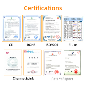 Cat6 cat6A <span class=keywords><strong>UTP</strong></span> cáp Ethernet CAT 6 CAT 6A RJ45 8P8C Mạng LAN Cáp 28AWG PVC Áo khoác RoHS 8P8C vá dây - Product Image 5